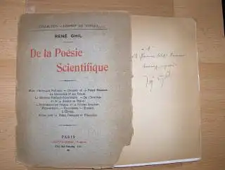 Ghil *, Rene: De la Poesie Scientifique. 