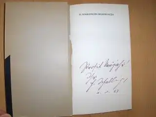 Schallinger *, Hans: Begegnungen. Erzählungen und Feuilletons. (Die Linzer Bücherei Herausgegeben vom Kulturamt der Stadt Linz Band 12). 