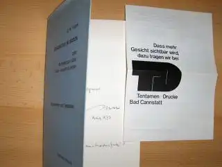 Frank *, D. M. (d.i. Dankmar Müller-Frank): Quadratur im Bären oder Mutmaßungen über einen Versuch zu Leben. Aphorismen und Gedanken. 