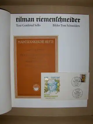 Sello (Text), Gottfried und Toni Schneiders (Bilder): KONVOLUT TILMAN RIEMENSCHNEIDER *. 