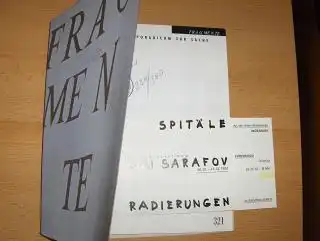 Sarafov, Nicolai und Emil Bojadziev: FRAGMENTE - SPORADICUM ZUR SACHE FRÜHLING `93 (VI). 