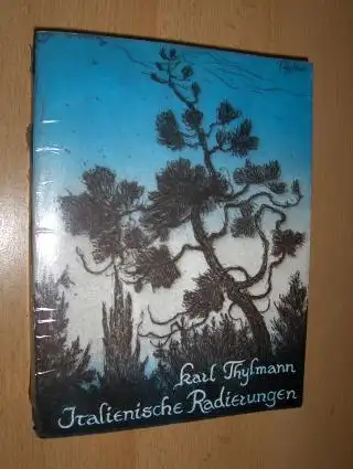 Thylmann-v. Keyserlingk, Gotlinde und Karl Thylmann: Karl Thylmann 1888-1916 - Italienische Radierungen - Lithos und Handzeichnungen. Gesamtwerk Band 7.
