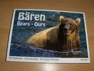 Pott (Fotograf), Eckart und Gerhard Schulz (Fotogr.): Bären - Bears - Ours *. 30 Postkarten (Fotos) . 30 Postcards . 30 Cartes Postales.