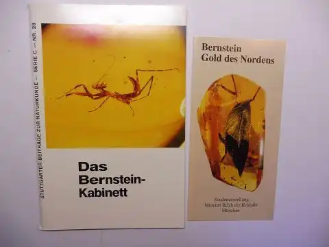 Schlee, Dieter: Das Bernstein-Kabinett - Begleitheft zur Bernsteinausstellung im Museum am Löwentor, Stuttgart. Stuttgarter Beiträge zur Naturkunde - Serie C, Heft 28.