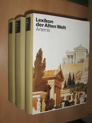 Verschiedenen Autoren: Lexikon der Alten Welt Artemis. 3 Bände A-G / H-Q / R-Z. 