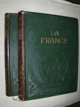 Jousset, P: LA FRANCE - GEOGRAPHIE ILLUSTREE . Tome Premier et Tome Second. 2 Bände. Komplett. 