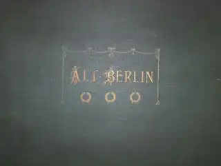 Lindenberg (Einleit.), Paul: ALT-BERLIN (Graphiken nach Zeichnungen) *. (36 Alt-Ansichten im Mappe) + Text. 