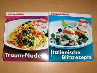 Ploog, Peter und Gabriele Götzer: Traum-Nudeln / Italienische Blitzrezepte *. 2 Bände. 