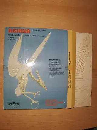 Weico: REIHER . HERON . ARDEIDAE. Holzbausatz - Assembly Kit - Set pour assembler *. 