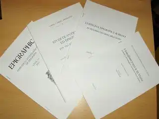 Chioffi, Laura, Angela-Gabriella Donati-Poma Concetta-Gabriella-Paolo Bianca-Capecchi-Desideri u. a: KONVOLUT v. 4 HEFTE EPIGRAPHIK (Italienischer Sprache) *. Sonderdruck - A cura di...EPIGRAPHICA 2011 Estratto dal Vol. LXXIII, 1-2 // STUDI DI ANTIQUARIA 