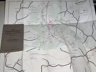Nägelsbach (Hrsg.), Hermann und K. Loidl (Gezeichnet v.): DAS GASTEINERTAL. AUSFLUGS- UND TOURENPLAN - Maszstab (Maßstab) 1: 25.000. 