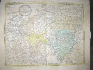 Güsefeld (Kartograph.), F. L: Gr.-KARTE: DER OESTERREICHISCHE KREIS / CERCLE D`AUTRICHE *. Nach der Messungen des Hr. P. Liesgauig und andern astronomischen Beobachtungen. 