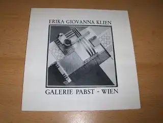 Rochowanski, L. W. und Michael Pabst: ERIKA GIOVANNA KLIEN (1900-1957) - GALERIE PABST - WIEN *: