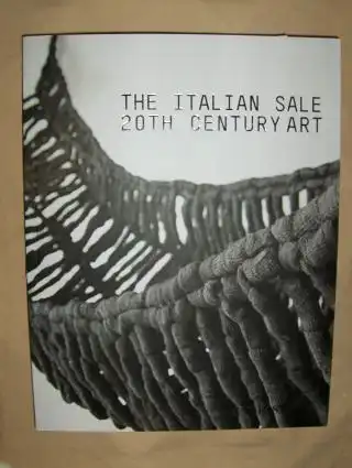 CHRISTIE`S THE ITALIAN SALE 20TH CENTURY ART Monday 20 October 2008 *. 