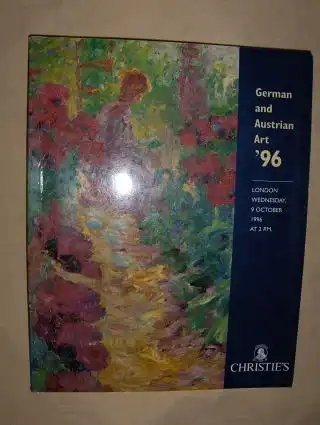 CHRISTIE`S GERMAN & AUSTRIAN ART `96 *. London, 9 October 1996. 