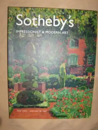 Sotheby`s: SOTHEBY`S IMPRESSIONIST AND MODERN ART *. New York, 19 January 2005. 