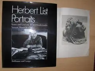 Gasser (Vorwort), Manuel und Max Scheler (Hrsg.): Herbert List Portraits *. Kunst und Geist um die Jahrhundertmitte.