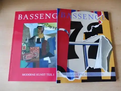 Bassenge, Tilman u. David: BASSENGE AUKTION 109 *. MODERNE KUNST TEIL I. - MODERNE KUNST TEIL II. 2 Bände. 