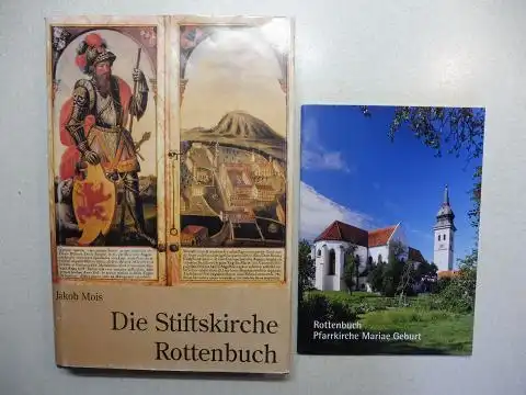 Mois, Jakob, Albrecht Barnabas Bögle (Hrsg.) und Gebhard Schauer: Die Stiftskirche Rottenbuch. + Extra-Broschur *.