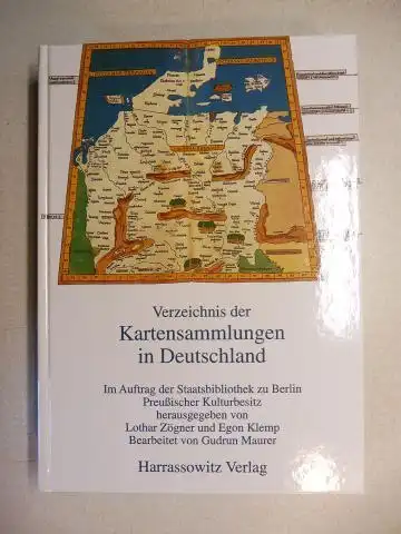 Zögner (Hrsg.), Lothar, Egon Klemp und Gudrun Maurer (Bearbeitet): Verzeichnis der Kartensammlungen in Deutschland *.