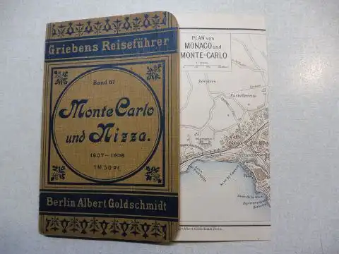 Bieler, Wilhelm: Griebens Reiseführer Band 87 - Monte Carlo und Nizza. Praktischer Führer. Neu bearbeitet von Wilhelm Bieler. 