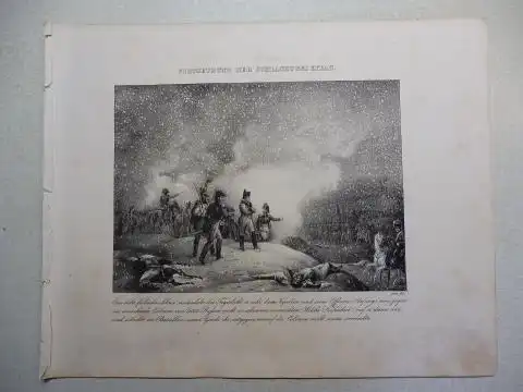 Vogel (?) und R. Fay: NAPOLEON GRAPHIK: FORTSETZUNG DER SCHLACHT BEI EYLAU *. Ein dicht fallender Schnee verdunkelte das Tageslicht so sehr, dass Napoleon und.. 