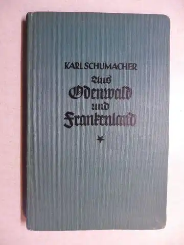 Schumacher, Karl: Aus Odenwald und Frankenland. Studienfahrten und Sonnentage in alten und neueren Kulturstätten.