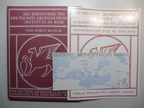Blanck, Horst: DIE BIBLIOTHEK DES DEUTSCHEN ARCHÄOLOGISCHEN INSTITUTS IN ROM. + BEILAGEN *. 
