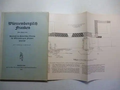 Kost (Schriftleitung), E. Dr. Emil: Württembergisch Franken - Neue Folge 24/25 - Jahrbuch des Historischen Vereins für Württembergisch Franken 1949/50.