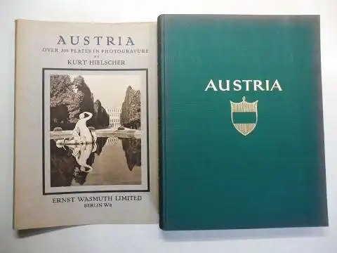 Hielscher, Kurt and Dr. Rudolf Guby: AUSTRIA - LANDSCAPE AND ARCHITECTURE *. (OVER 300 PLATES IN PHOTOGRAVURE).