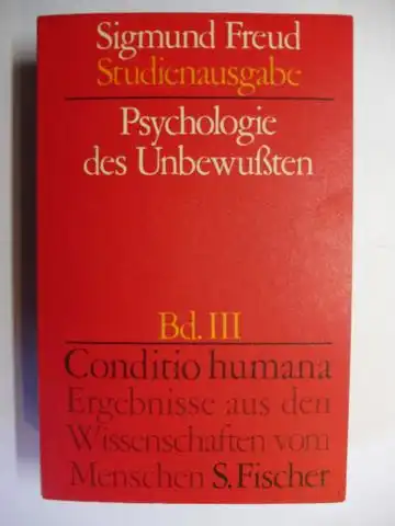 Mitscherlich (Hrsg.), Alexander, Angela Richards James Strachey u. a.: Sigmund Freud - Psychologie des Unbewußten *.