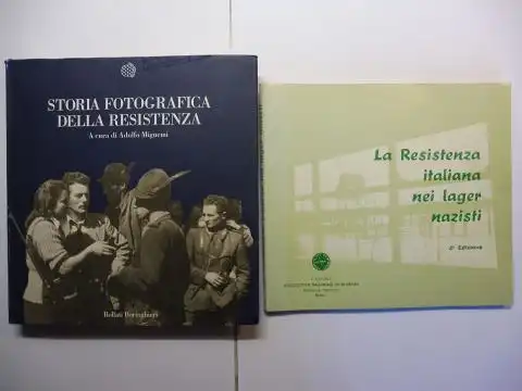 Mignemi (1), Adolfo und Claudio Pavone (1): 2 TITELN Der italienische Widerstand gegen den N.S.-Regime und den Holocaust: 1) STORIA FOTOGRAFICA DELLA RESISTENZA  / 2) La Resistenza italiana nei Lager nazisti *. 