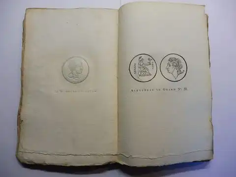 Plutarque und Jacques Amyot (Traducteur): RECEUEIL DE CXXXI MEDAILLONS D`APRES L`ANTIQUE ORNANT LA NOUVELLE EDITIONS DES OEUVRES DE PLUTARQUE (Traduction d`Amyot, 25 Volumes in-8°) *. 