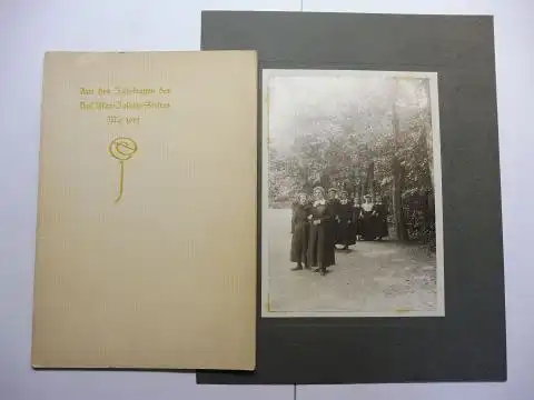 HEFT : Aus den Jubeltagen des Kgl. Max Joseph Stiftes Mai 1913 (Festspiele) // ORIGINAL FOTO : "Im Garten des Max Joseph Stiftes.. 