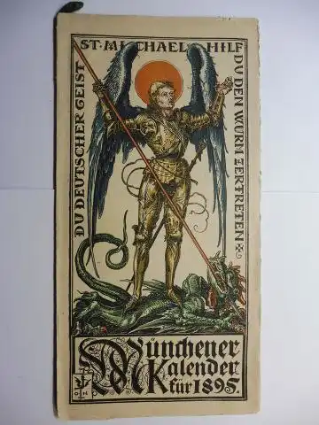 Hupp (Wappenillustr.), Otto und Otto Hupp (Illustr.): Münchner Kalender 1895 *.