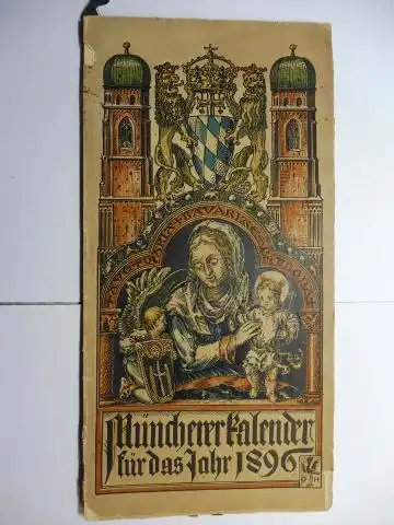 Hupp (Wappenillustr.), Otto und Otto Hupp (Illustr.): Münchner Kalender 1896 *.