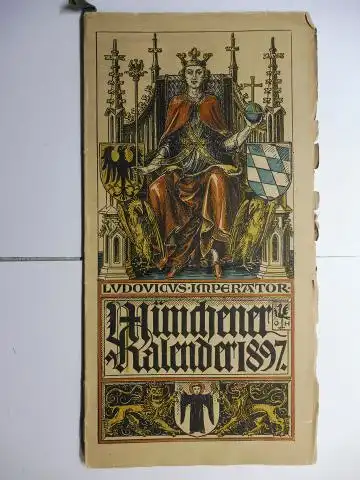 Hupp (Wappenillustr.), Otto und Otto Hupp (Illustr.): Münchner Kalender 1897 *.