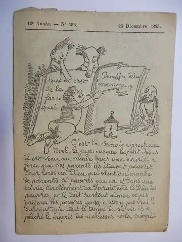 Albert Humbert, Pierre-Francois ou: La Lanterne de Boquillon. 16e Annee - N° 556. 23 Decembre 1883 (Numero de Noel 1883) *. 