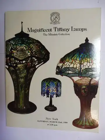 Christie, Manson Woods: Magnificent Tiffany Lamps - The Mihalak Collection. CHRISTIE`s Auction - New York Saturday, March 22nd, 1980.
