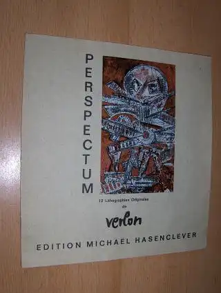 Verlon (Willy Verkauf) *, Andre und Michael Hasenclever: PERSPECTUM - 12 Lithographies Originales de Verlon (ANDRE VERLON - Künstlername von WILLY VERKAUF) *. 