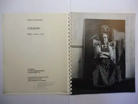 Vordemberge *, Friedrich,  Arno Jansen / Jürgen Tapprich (Fotos) und  Andreas Rosasco: Friedrich Vordemberge *. CLOWNS. Ölbilder. Aquarelle. Graphik. Texte von Werner Koch...