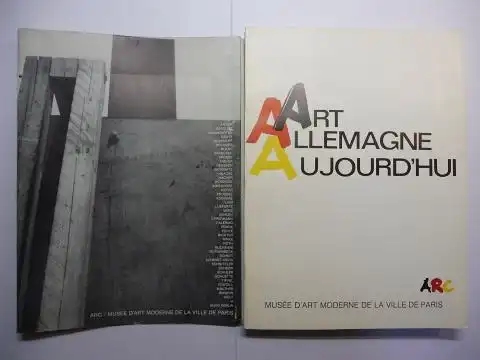 Page (Austell. + Katalog), Suzanne, Antje von Graevenitz  Michael Erlhoff / Nicole Casanova / Dieter Schnebel u. a: ART ALLEMAGNE AUJOURD`HUI * - Differents aspects de l`art actuel en republique federale d`allemagne. (Baselitz, Beuys, Darboven, Immendorf,