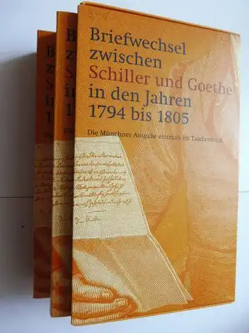 Beetz (Hrsg.), Manfred, Johann Wolfgang v. Goethe Friedrich von Schiller u. a: Briefwechsel zwischen Schiller und Goethe in den Jahren 1794 bis 1805 *. 