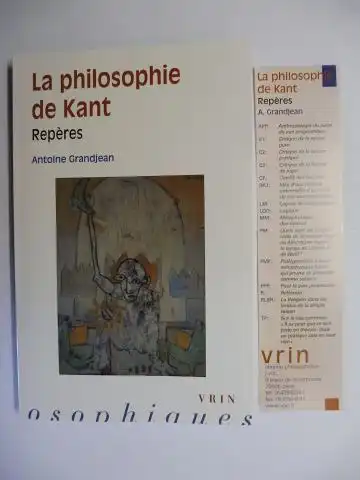 Grandjean, Antoine und Eleonore Le Jalle (Collection): La philosophie de Kant. + AUTOGRAPH *. 