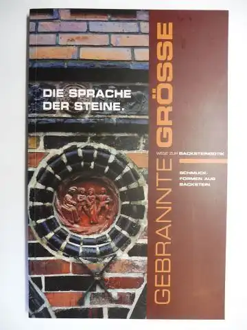 Thalheim, Gerlinde und Sonja Lucas: HANSESTADT ROSTOCK - DIE SPRACHE DER STEINE - SCHMUCKFORMEN AUS BACKSTEIN *. Mit Beiträge. 