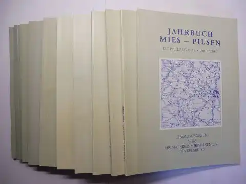 Heimatkreis Mies-Pilsen e.V. (Hrsg.): KONVOLUT JAHRBUCH MIES - PILSEN - 11 Bände (dav. 3 Doppelband) *. Herausgegeben vom Heimatkreis Mies-Pilsen e.V., Dinkelsbühl. 