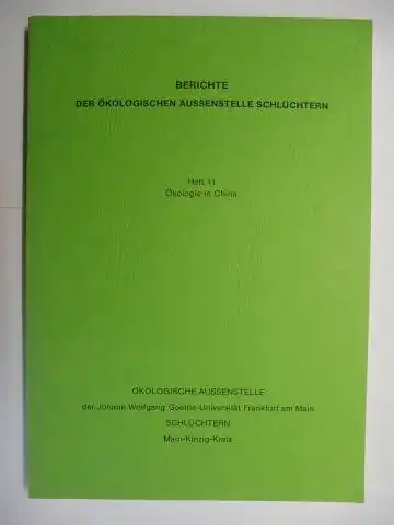 Brauer (Redaktion), Martin: Ökologie in China. + AUTOGRAPH *. Mit Beiträge. 