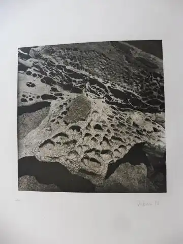 Staberei, Wolfgang: ORIGINAL FOTOGRAVURE aus der Mappe "SEHZEICHEN 14 Heliogravüren"   Mit Bleistift NUMERIERT "22/35" u. SIGNIERT "Staberei 76"   nach Fotoarbeit im.. 