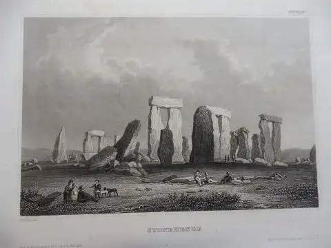 Reiss, C: ORIGINAL- STAHLSTICH : STONEHENGE *. 