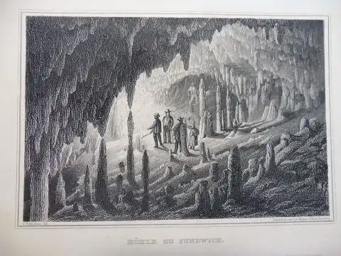 Schlickum, C. und Carl Mayer: ORIGINAL- STAHLSTICH : HÖHLE ZU SUNDWICH *. 